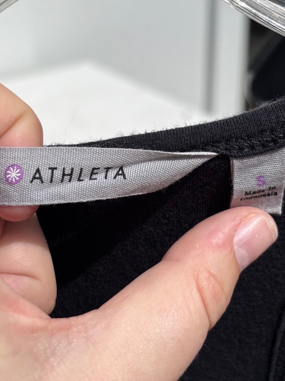 Athleta Black Cotton Maxi Dress with Pockets Size Small - Picture 4 of 4